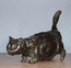 Беременная кошка. Гипс, высота 11 см